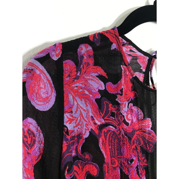 Intimately Free People Symphony Scroll Print Bell Sleeve Slip Dress - Picture 4 of 10